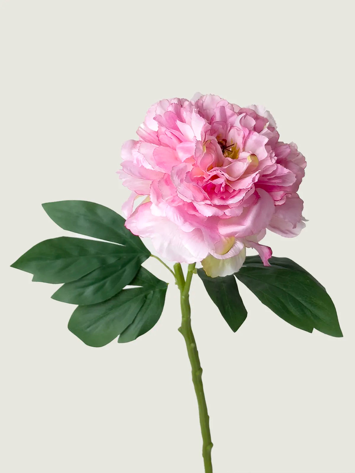 Faux Imperial Peony, Light Rose Pink