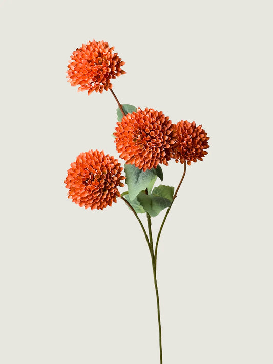 Faux Dahlia, Tangerine
