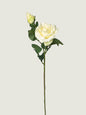 Real Touch Faux Rose, White