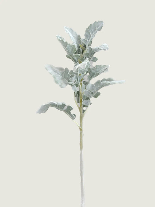 Real Touch Faux Dusty Miller, Velvet White