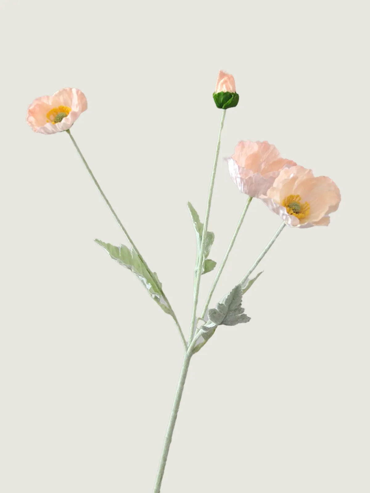 Real Touch Faux Poppy, Champagne