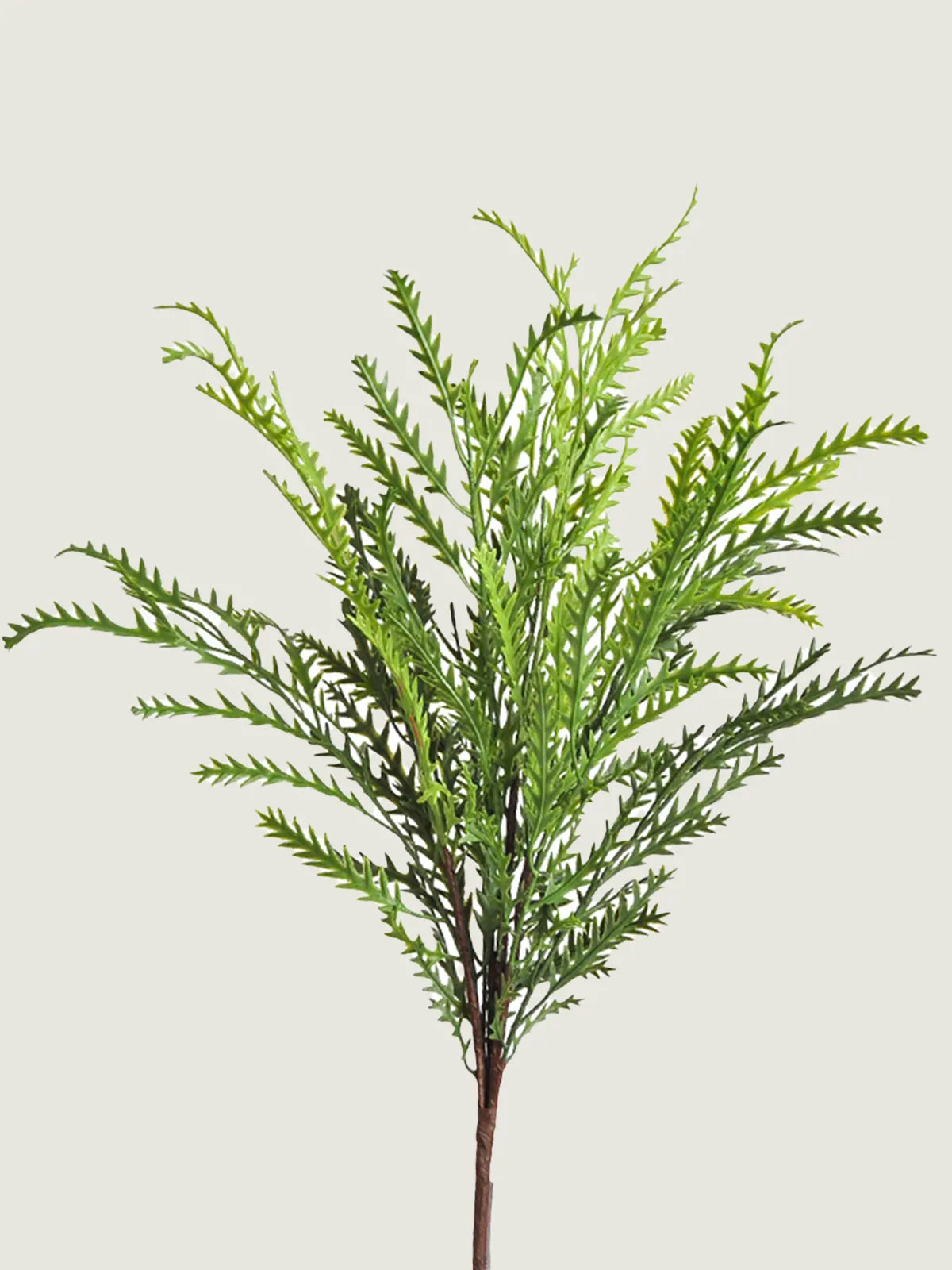 Faux Chrysanthemum Leaf Bundle, Green