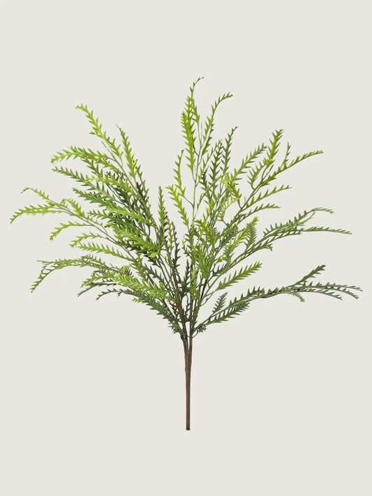 Faux Chrysanthemum Leaf Bundle, Green