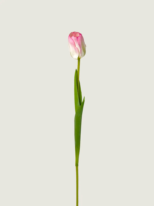 Real Touch Faux Dutch Tulip Bundle, Light Pink