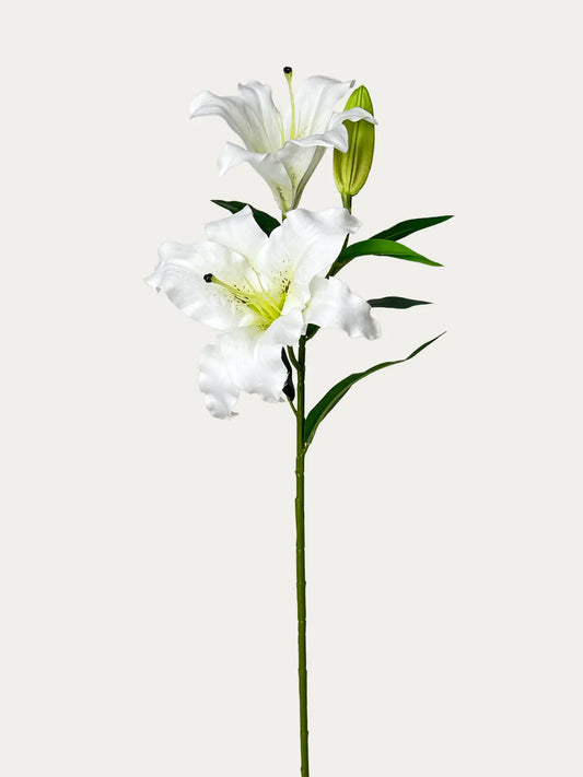 Real Touch Faux Oriental Lily, White