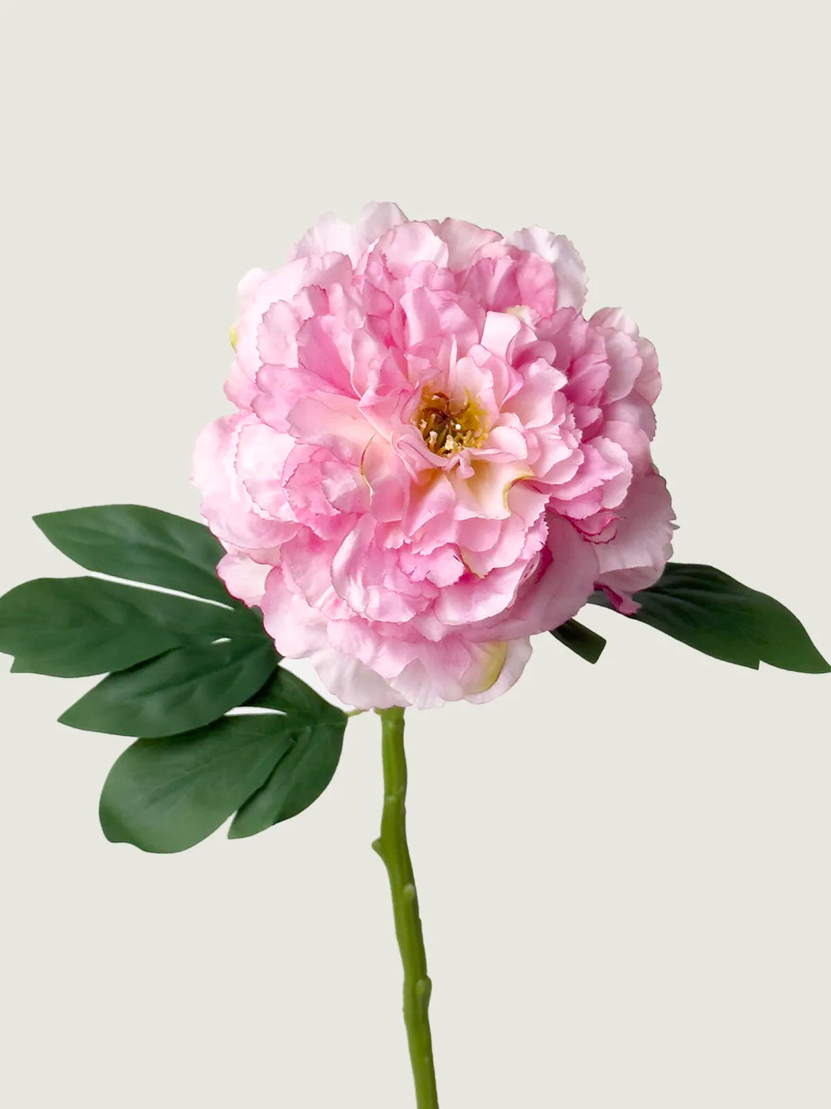 Faux Imperial Peony, Light Rose Pink